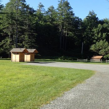 Clivus restrooms at Camp Plymouth lean-to site