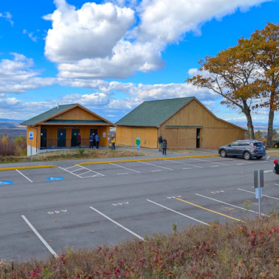 Summit restroom and storage barn