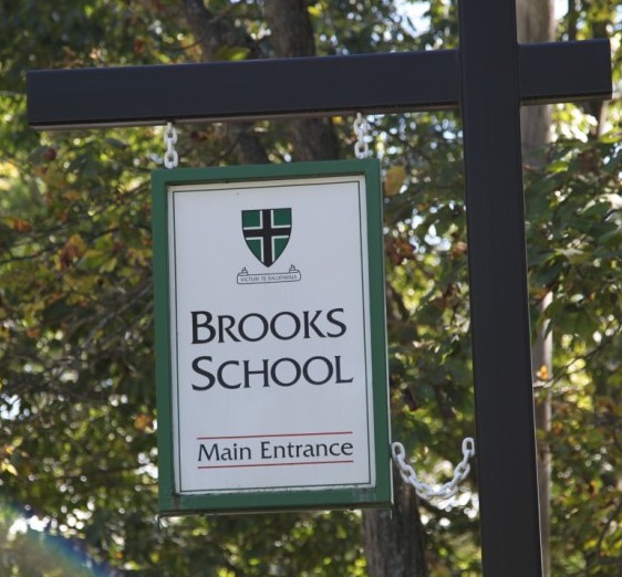 Brooks School entrance