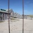 Vintage bathhouse at Crane Beach, Ipswich, Ma