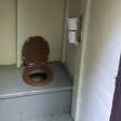 Old privy interior