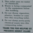 Hermit Island - Clivus sign