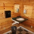 Inside restroom