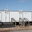 Old portable restrooms at Town Beach